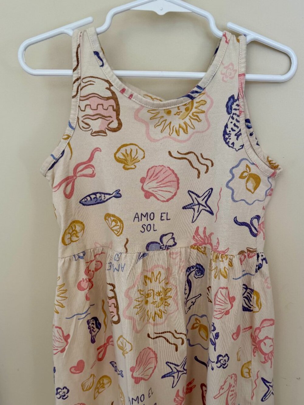 H&M Girls “Amo El Sol” Sea Life Dress